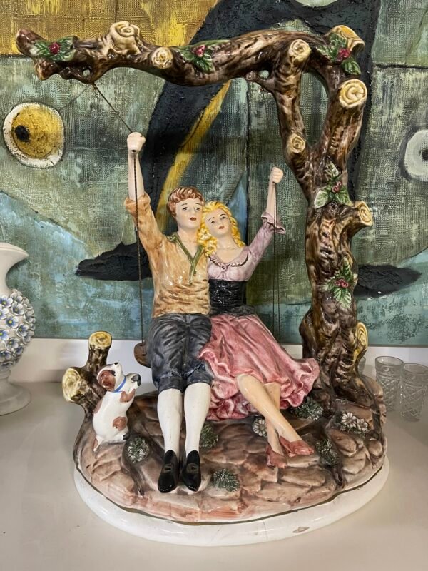 Coppia su Altalena "Nao Lladro" o similare - Collezione Natalia