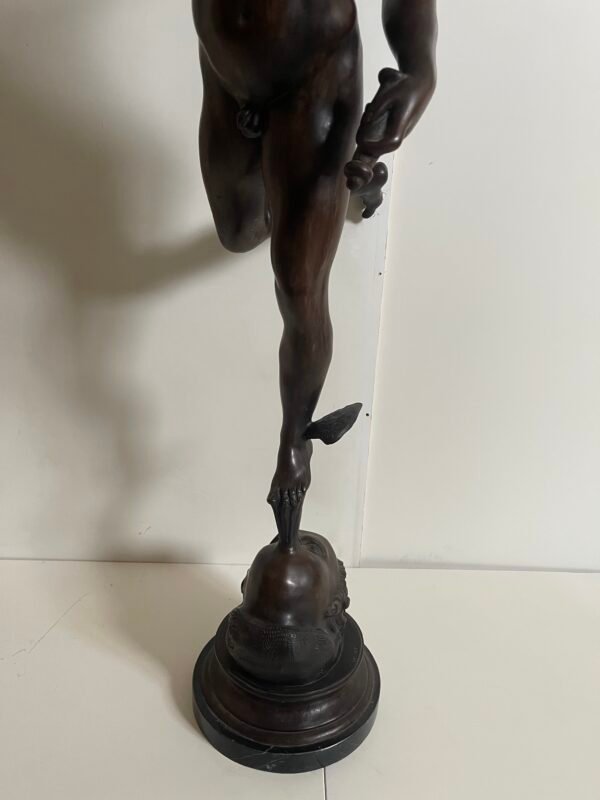 Maestosa Scultura in Bronzo - "Mercurio - Image 2