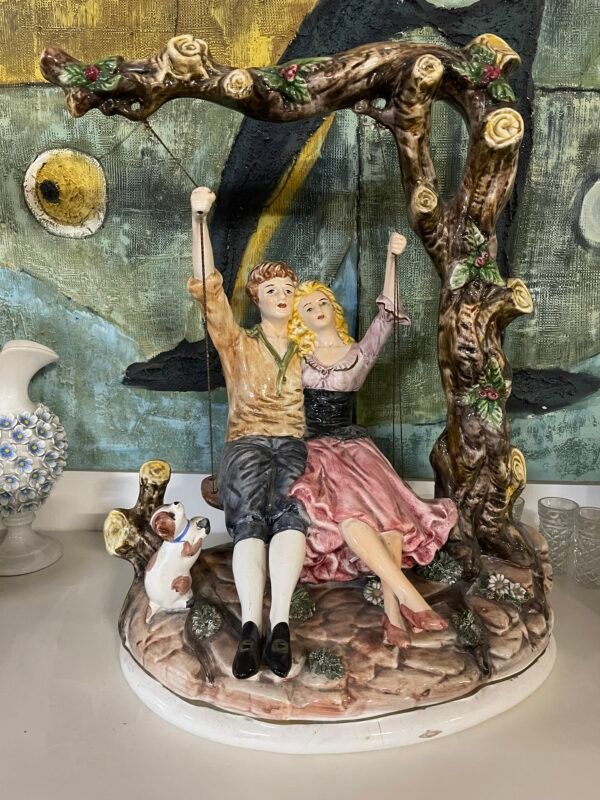 Coppia su Altalena "Nao Lladro" o similare - Collezione Natalia - Image 3