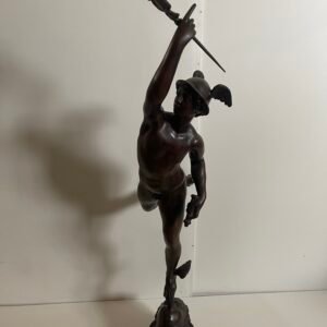 Maestosa Scultura in Bronzo - "Mercurio