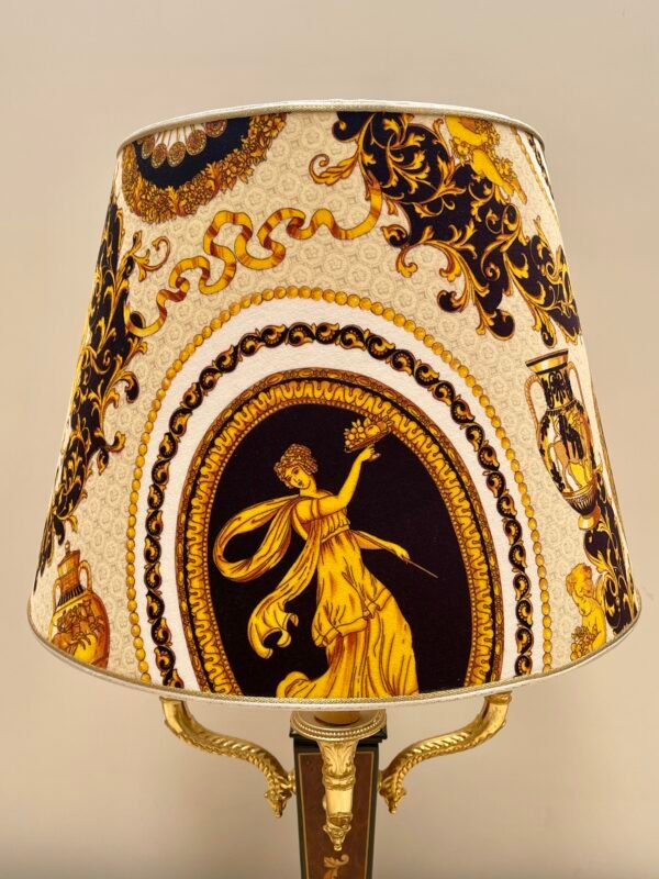 Lussuosa lampada da tavolo in stile Impero con paralume Classico versailles - Image 3