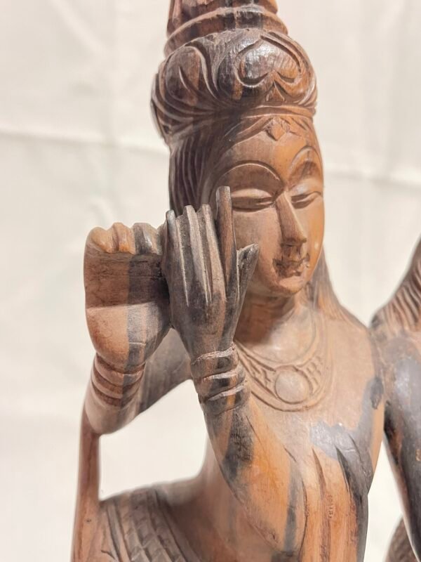 Affascinante Scultura in Legno Intagliato - Image 2