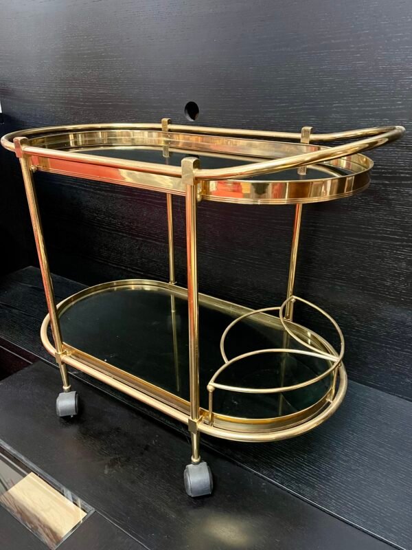 Carrello bar in ottone italiano anni '90 - Image 4