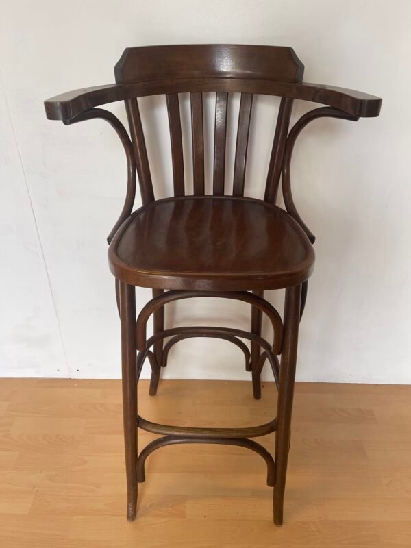 Sgabello da Bar Thonet in Legno Curvato - Stile Bistro Classico