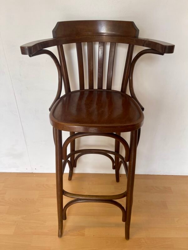 Sgabello da Bar Thonet in Legno Curvato - Stile Bistro Classico - Image 5
