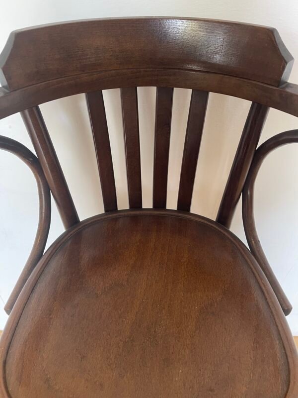 Sgabello da Bar Thonet in Legno Curvato - Stile Bistro Classico - Image 2