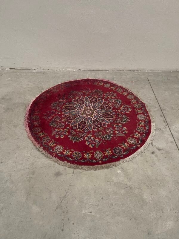 Tappeto Rotondo Orientale Vintage