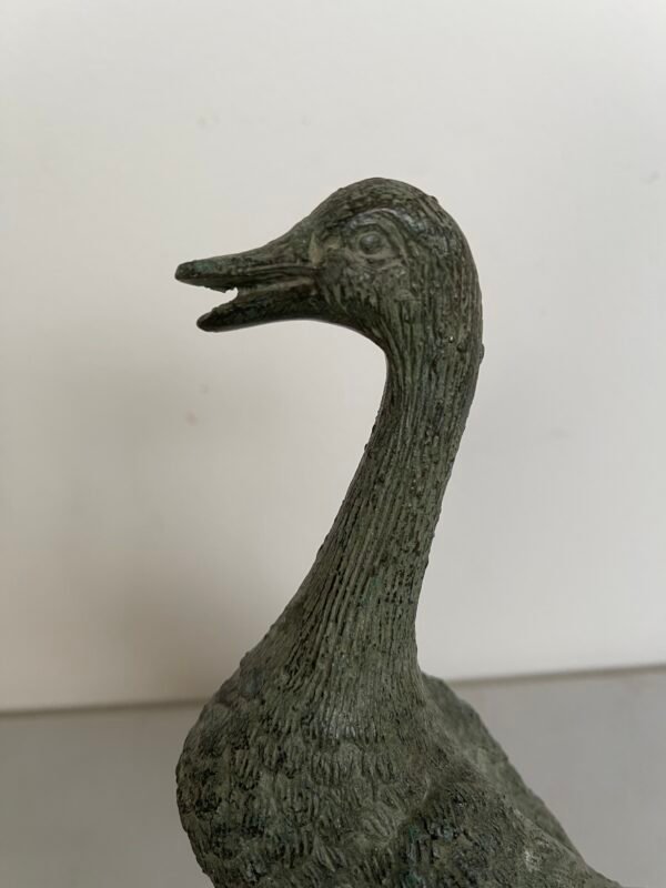 Scultura in Metallo Raffigurante Anatra – Lavorazione Artigianale - Image 5
