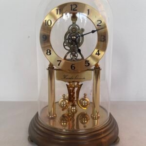 Orologio a pendolo Kundo-Quartz sotto campana di vetro – Made in Germany