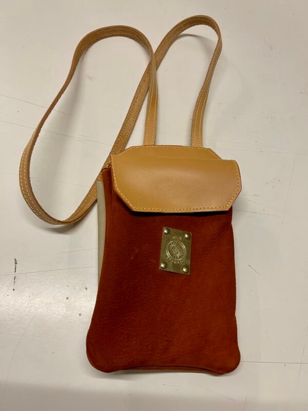 Elegante borsetta italiana in pelle design Rugiano