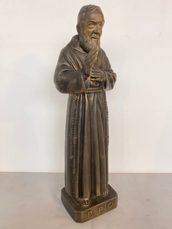 Statua di bronzo di Padre Pio - Icona religiosa - Image 4