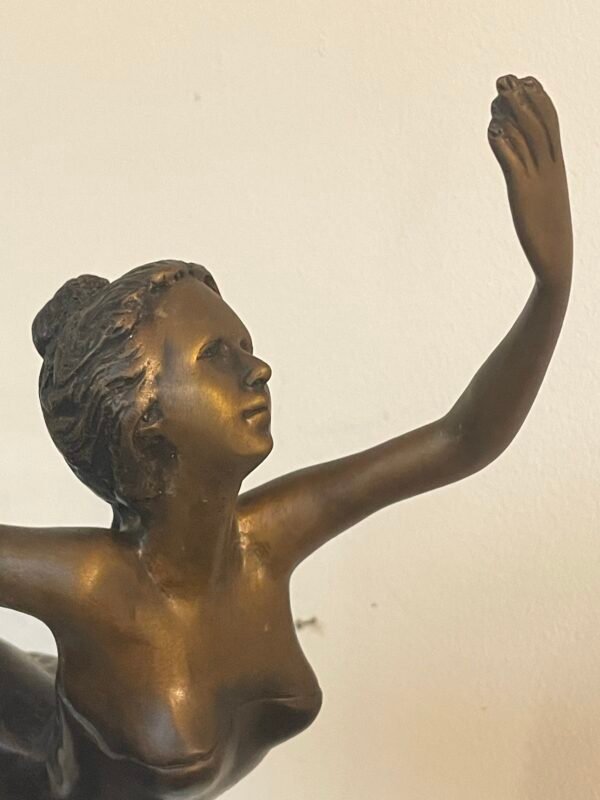 Scultura in Bronzo – Coppia di Ballerini in Movimento - Image 3