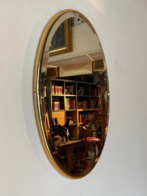 Specchio Ovale Vintage con Cornice Dorata – Eleganza senza Tempo per la Tua Casa - Image 3