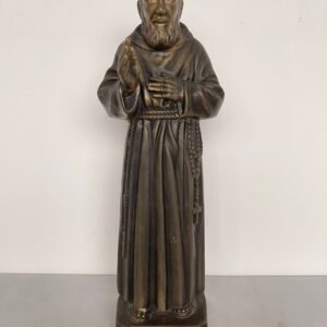Statua di bronzo di Padre Pio - Icona religiosa