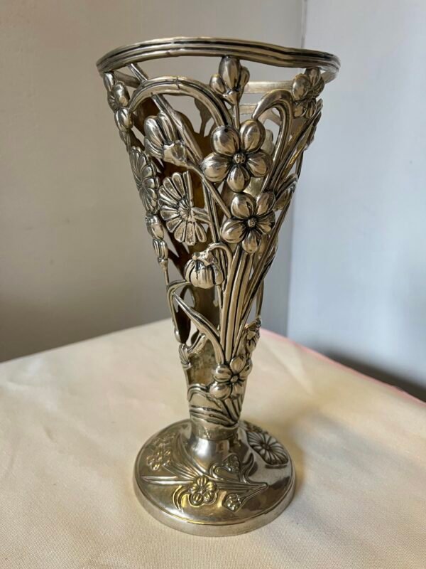 Portafiori/Vaso a gabbia in stile Liberty - Image 3