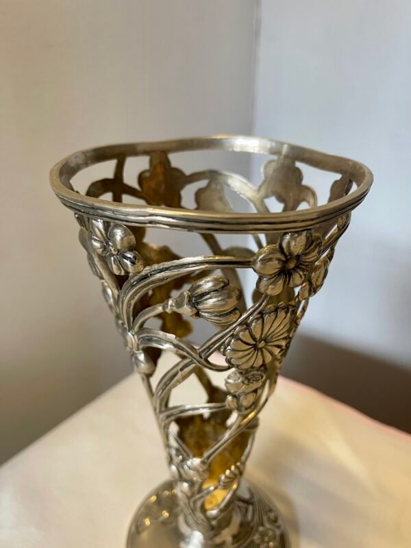 Portafiori/Vaso a gabbia in stile Liberty - Image 5