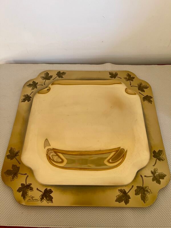 Decorazione da parete in ottone vintage anni '90