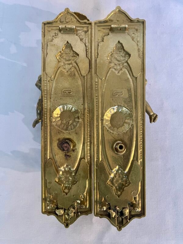 Lucidi Angeli: Appliques in Bronzo Dorato con Cherubini - Image 5