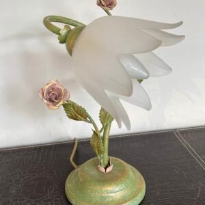 Lampada da Tavolo Shabby Chic – Stile Fiorito Romantico