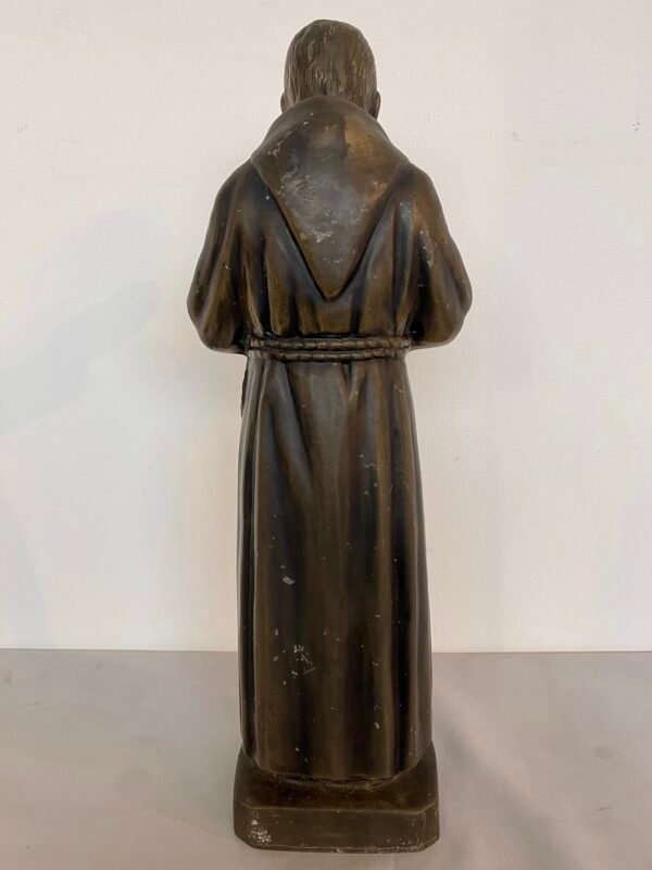 Statua di bronzo di Padre Pio - Icona religiosa - Image 5
