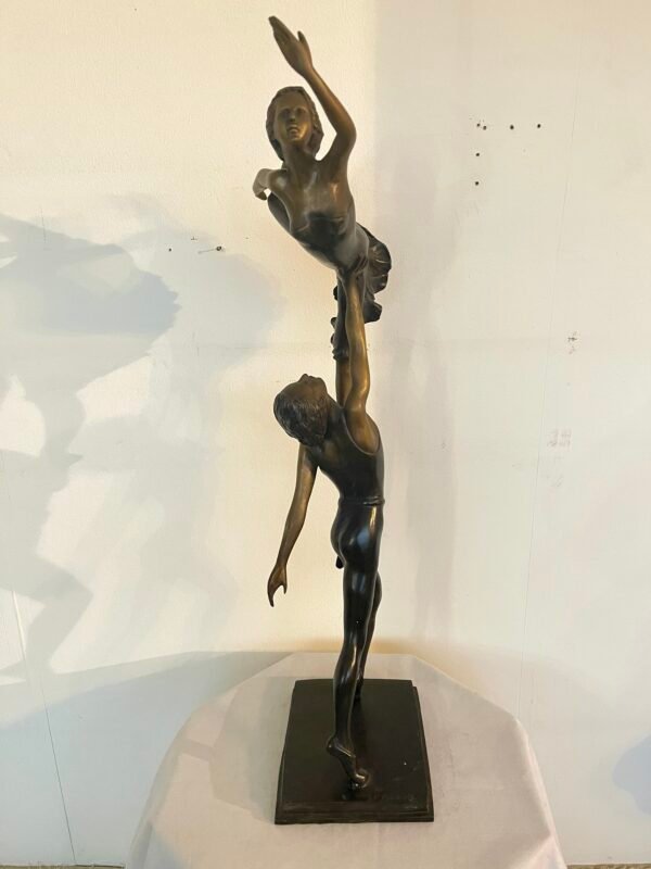 Scultura in Bronzo – Coppia di Ballerini in Movimento - Image 7