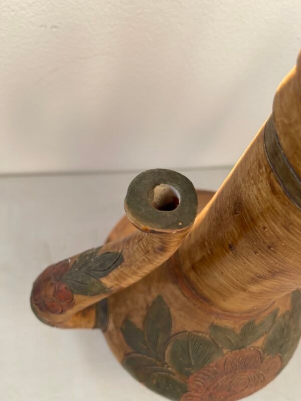 Brocca Decorativa in Terracotta Dipinta a Mano – Stile Rustico / Folk Art - Image 8
