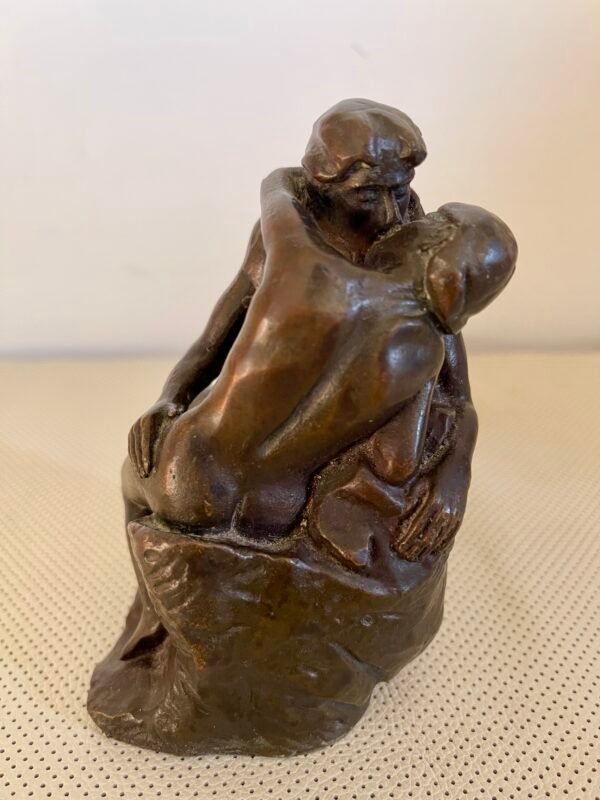 Scultura in bronzo "Il Bacio" – ispirata a Rodin - Image 2
