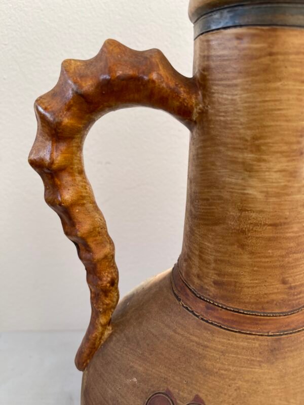 Brocca Decorativa in Terracotta Dipinta a Mano – Stile Rustico / Folk Art - Image 5