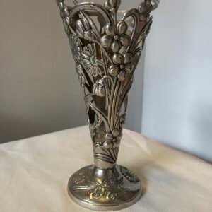 Portafiori/Vaso a gabbia in stile Liberty