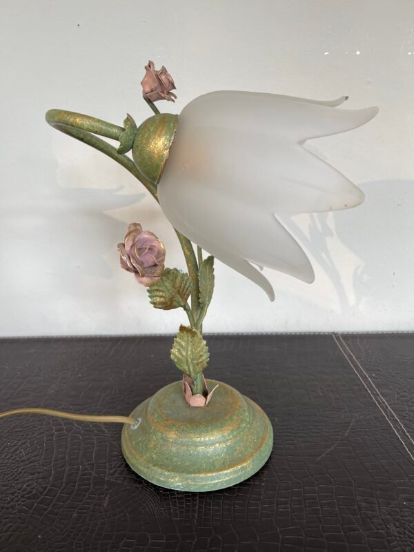 Lampada da Tavolo Shabby Chic – Stile Fiorito Romantico - Image 7