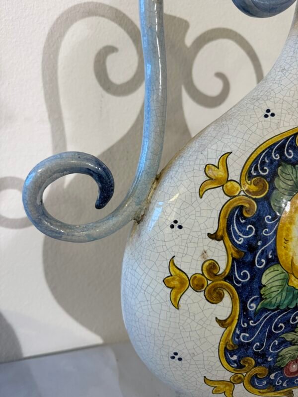 Vaso Vintage in Ceramica con Decoro Geometrico - Image 3
