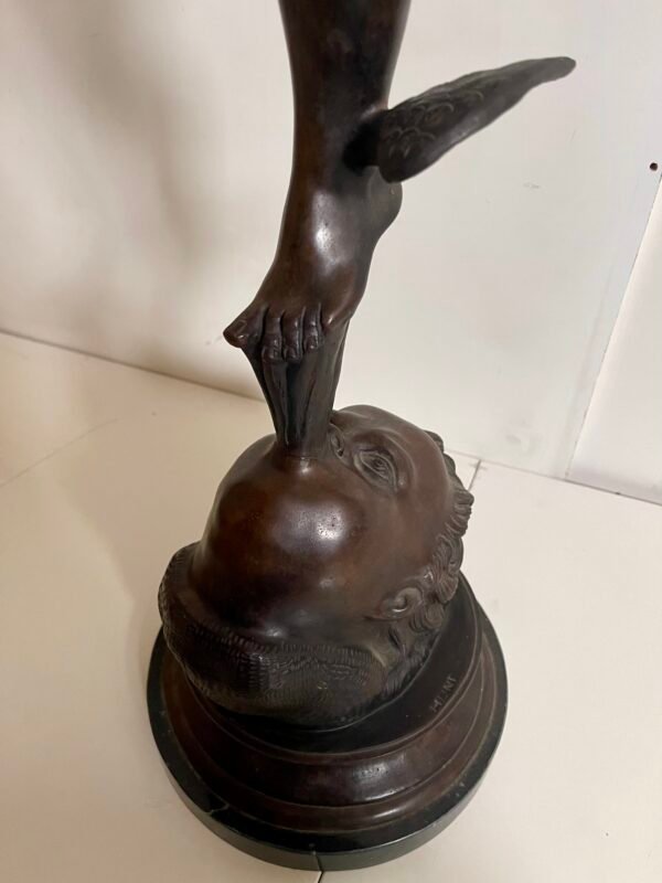 Scultura in Bronzo di Mercurio (Ermes) - Arte Classica Dinamica - Image 2