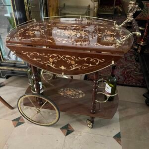 Antica Macchina da Cucire Singer con Mobiletto in Legno