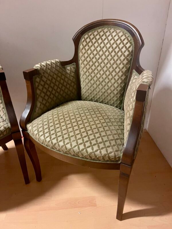 Coppia di Poltroncine Luigi Filippo - Image 4