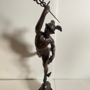 Scultura in Bronzo di Mercurio (Ermes) - Arte Classica Dinamica