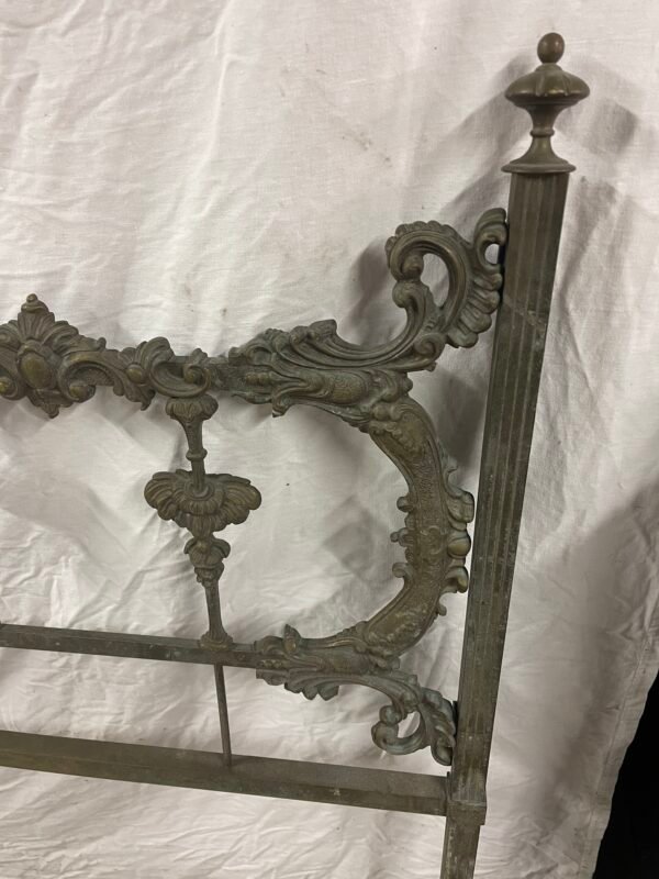 Letto Matrimoniale in Ferro Battuto e Bronzo Dorato, Stile Barocco Eclettico - Image 2
