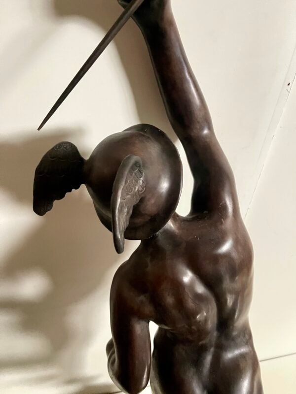 Scultura in Bronzo di Mercurio (Ermes) - Arte Classica Dinamica - Image 7