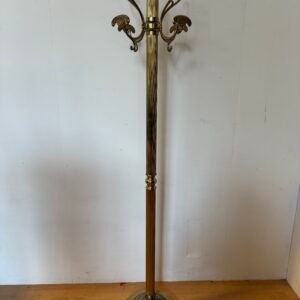 Appendiabiti a Piantana di Lusso in Ottone Massiccio