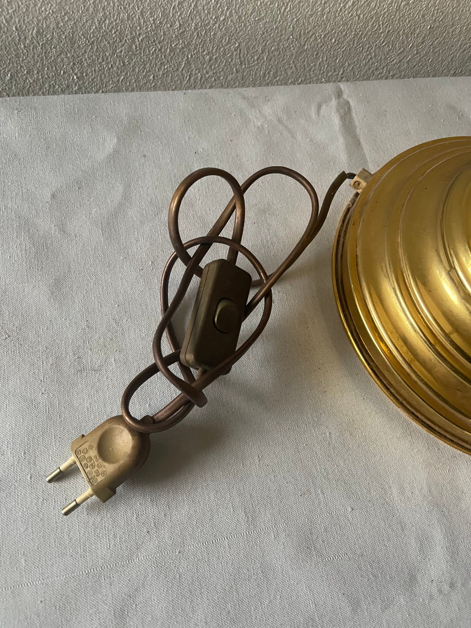 Lampada da Tavolo "Banker" in Ottone e Vetro Opalino - Image 5