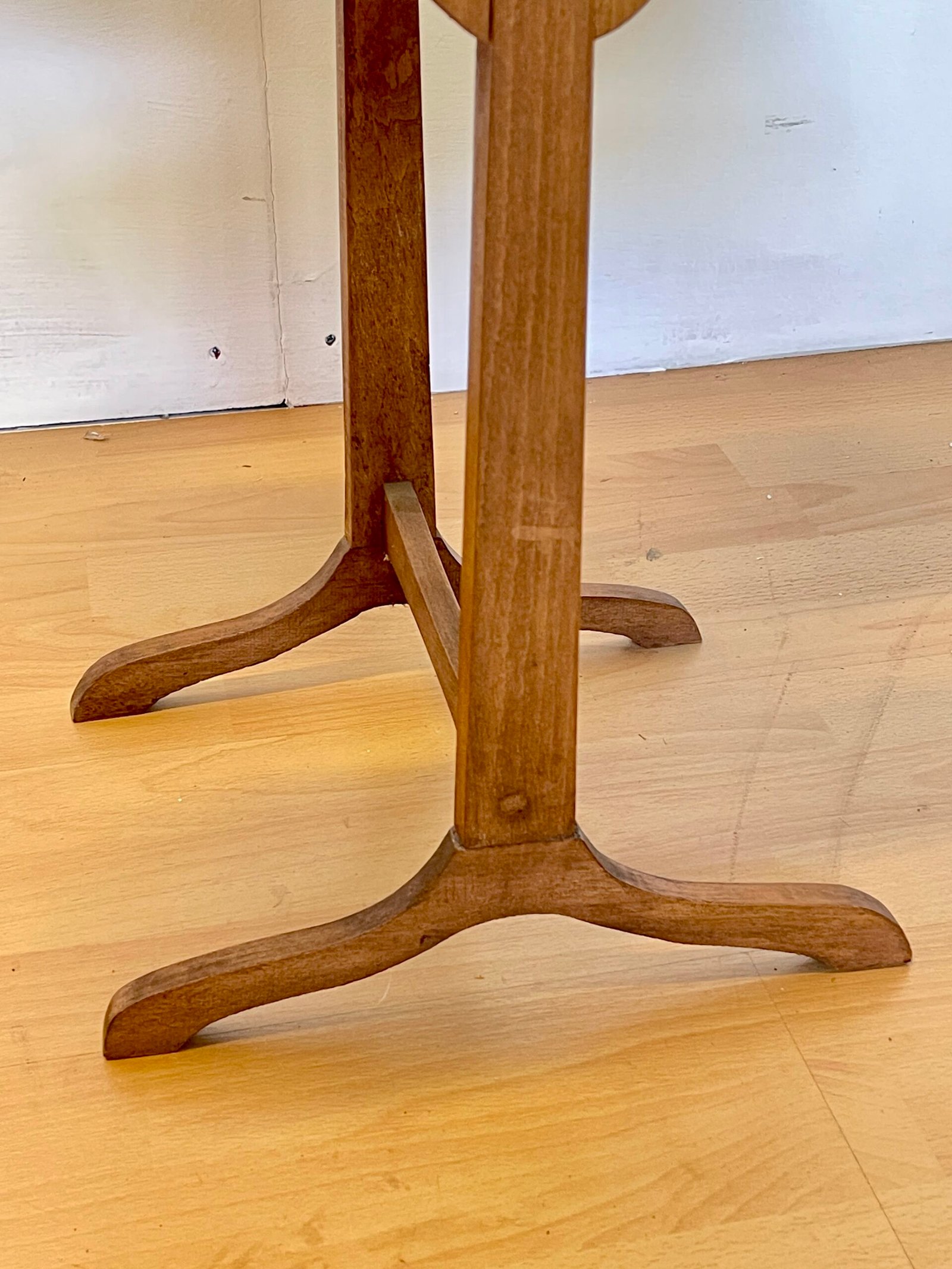 "Fiore di Legno – Portavaso o Tavolino a Petali Girevoli Vintage" 1970 - Image 4