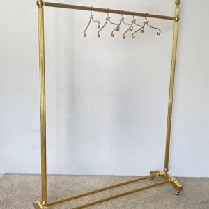 Appendiabiti da Terra in Ottone Lucido -Stile Vintage di Lusso, Italia, anni '60