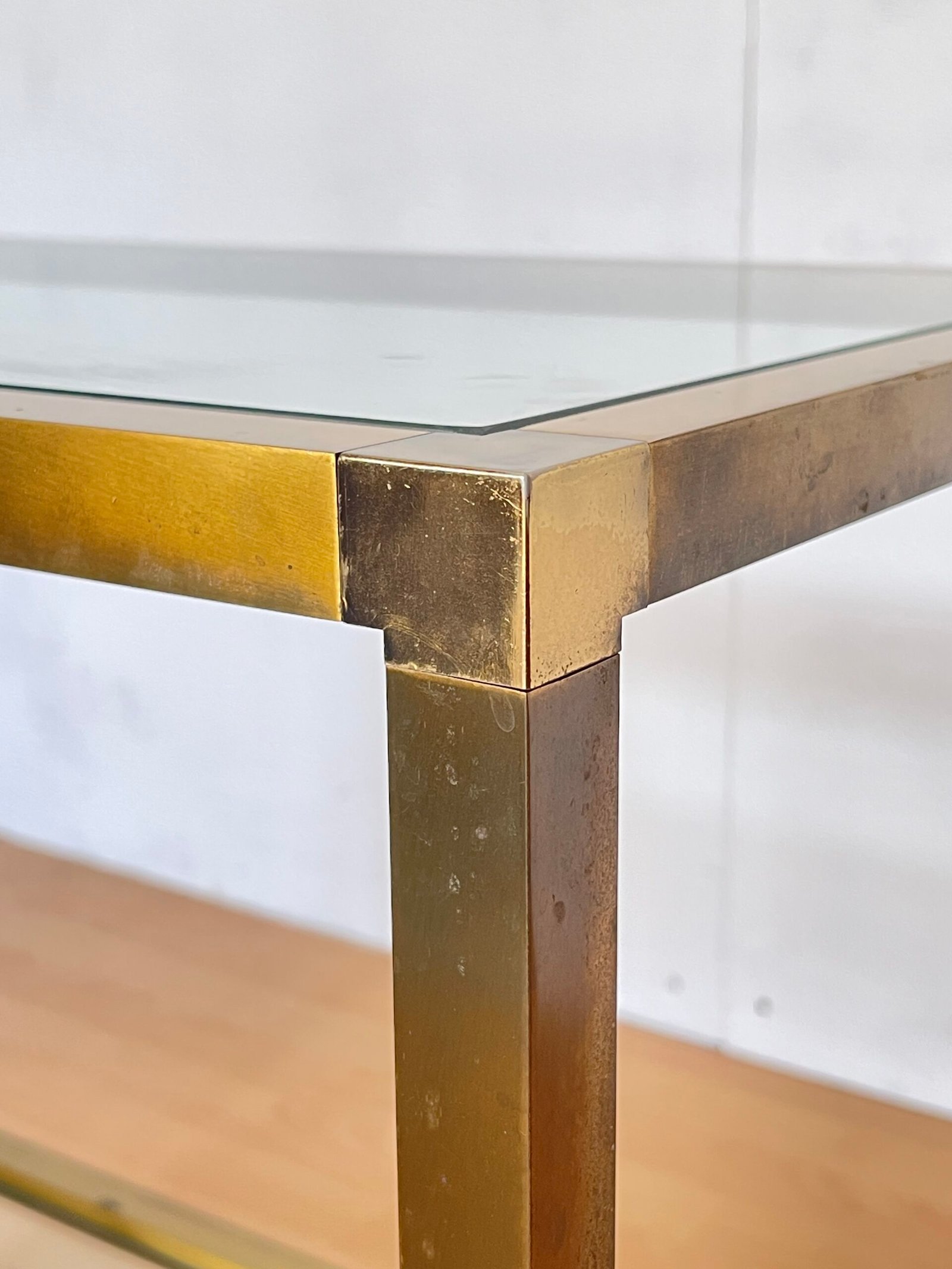 Carrello da tè vintage in ottone e vetro – Design anni '70 - Image 4