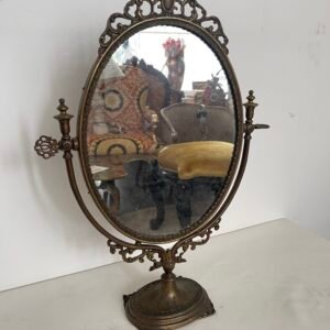 Speccio basculante classico in ottone, anni 70