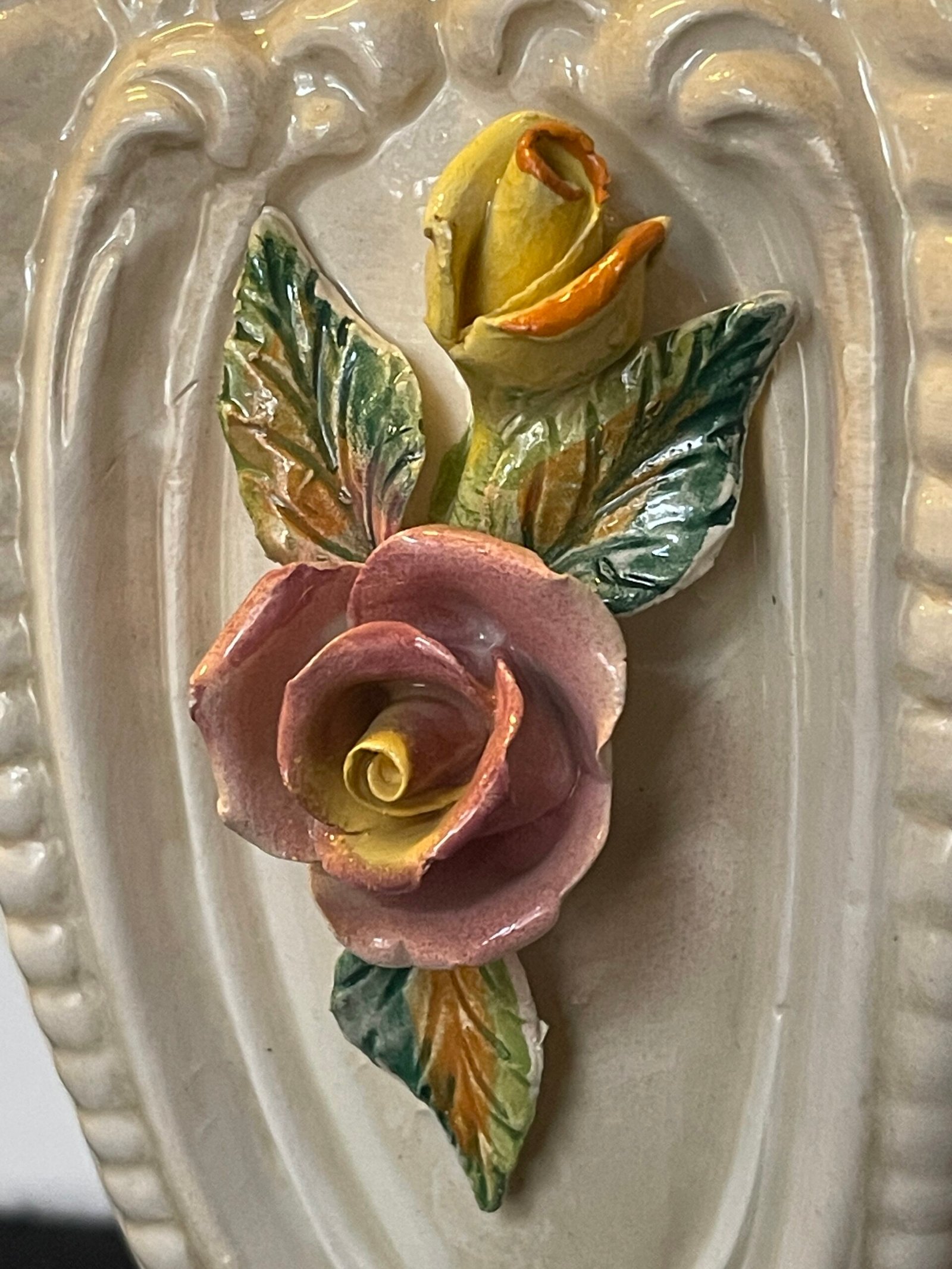 Vaso Vintage in Porcellana Bassano Decorato a Mano - Modello 467 - Image 3