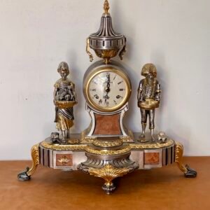 "Orologio in Bronzo Stile Ottocentesco - Arte Neoclassica"