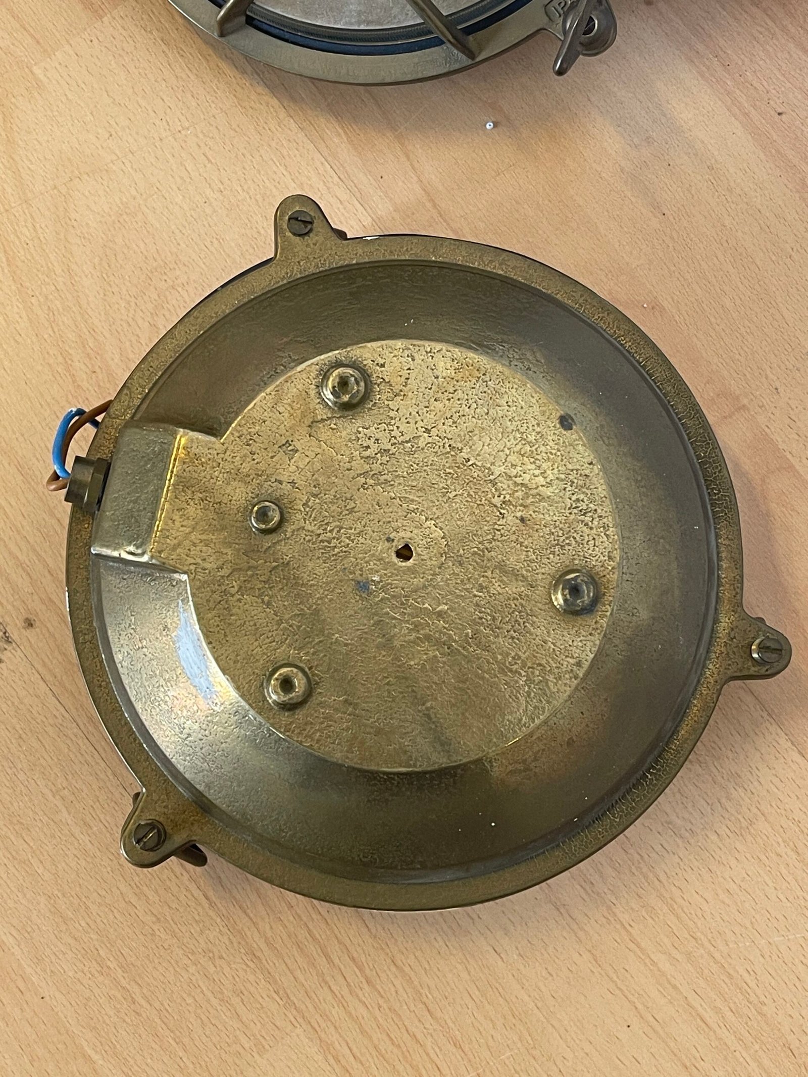 Set di 4 Lampade Industriali Vintage con Gabbia - Image 3