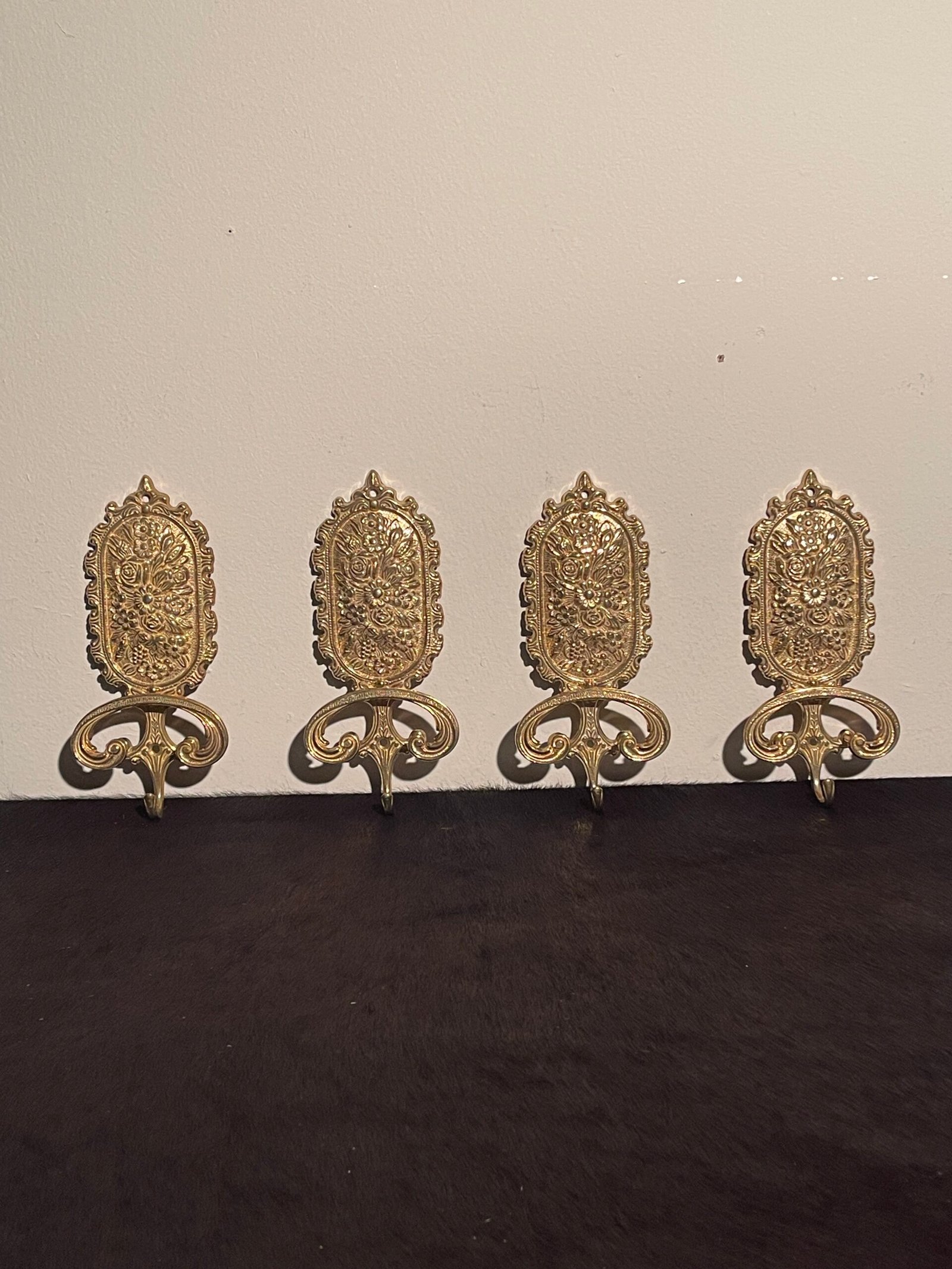 Set di Ganci in Ottone "Barocco Floreale"