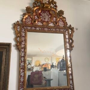 Specchio Antico con Cornice Dorata in Stile Barocco - Eleganza e Raffinatezza